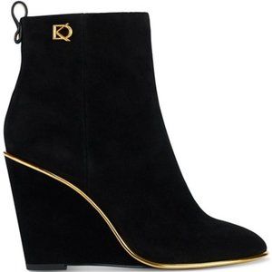 Donna Karan New York Women's Wedge Heel Ankle Boots